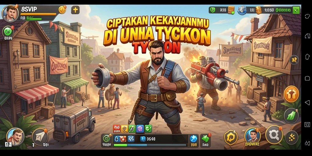 Tampilan menarik dari gameplay Tycoon di 8SVIP.
