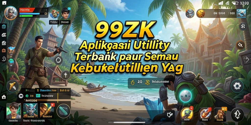 Tampilan antarmuka pengguna aplikasi 99ZK yang intuitif dan menarik.