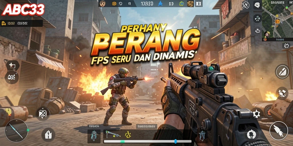 Gameplay seru dalam ABC33 dengan aksi FPS intens.