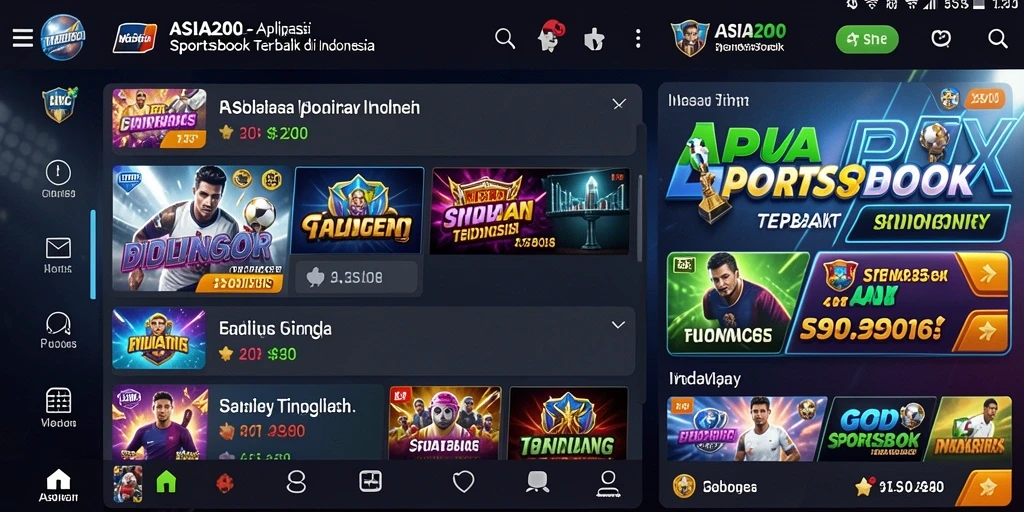 Tampilan gameplay ASIA200 yang menarik dan interaktif.