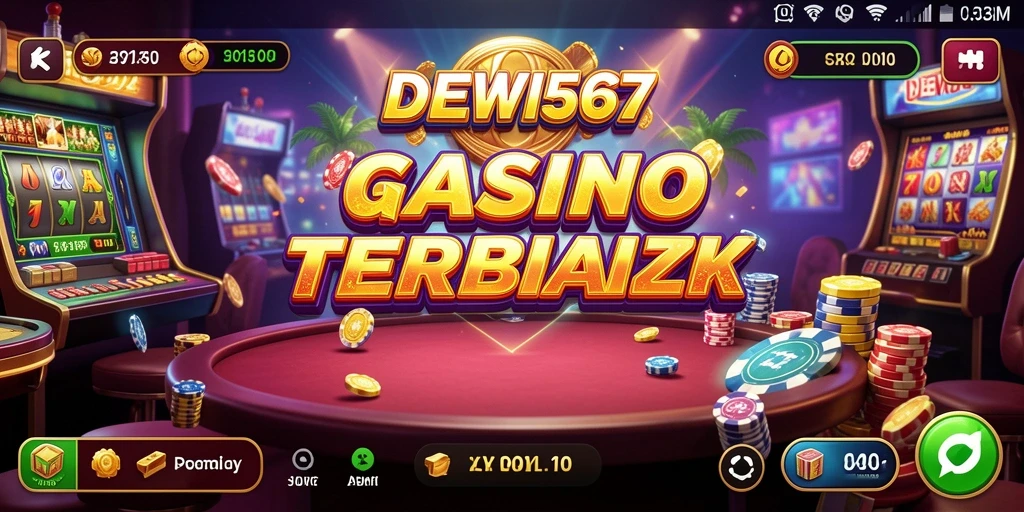 Tampilan gameplay mendebarkan di DEWI567 dengan fitur kasino yang menarik.