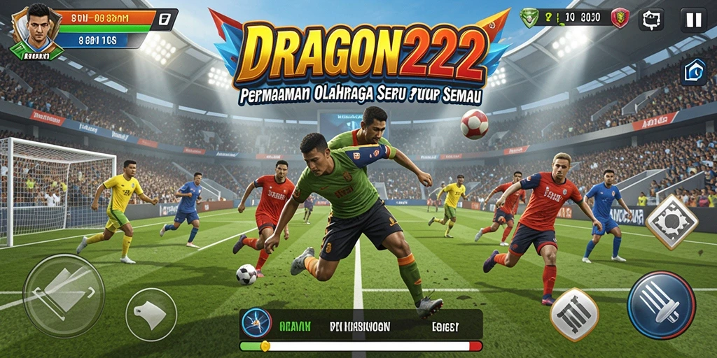 Tangkapan layar utama DRAGON222 menampilkan pertandingan olahraga yang memukau.