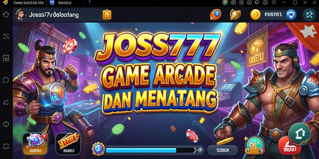 Tampilan gameplay seru dari JOSS777 yang menantang.