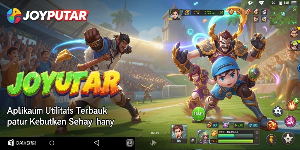 Tampilan antarmuka JOYPUTAR yang intuitif dan user-friendly.