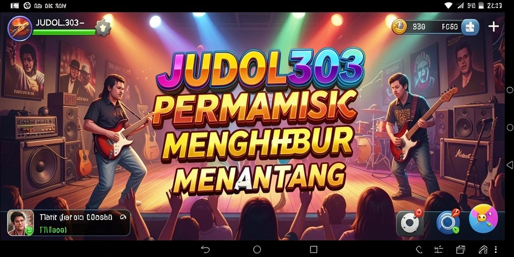 Tampilan gameplay JUDOL303 yang menarik saat bermain musik.