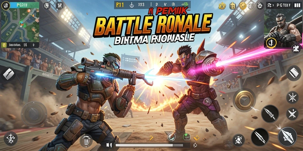 Tampilan seru dari pertarungan Battle Royale di PG11.