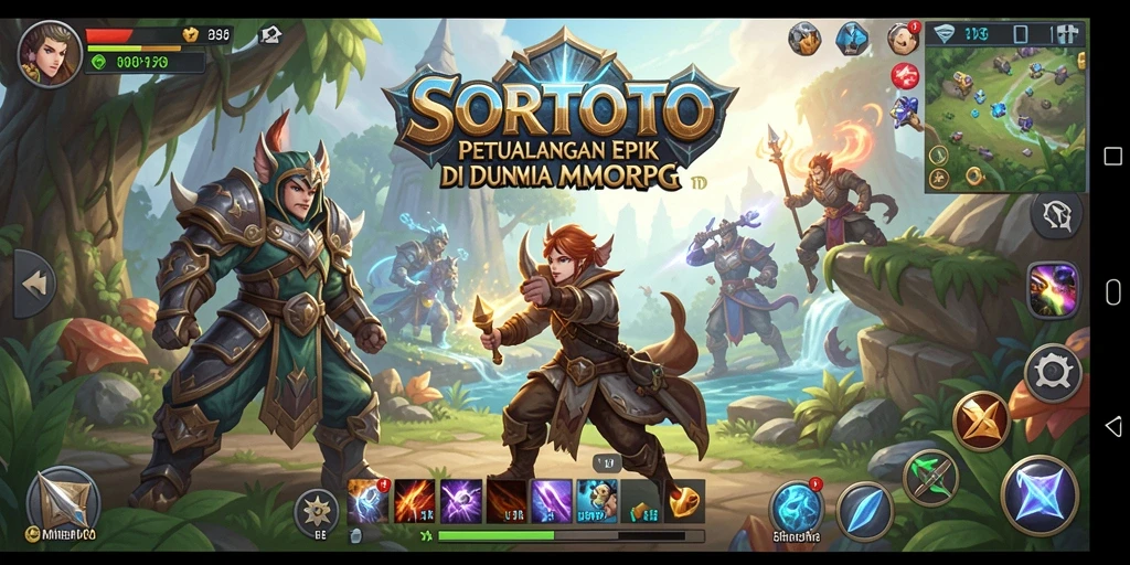 Gameplay SORTOTO yang menarik dan dinamis dalam dunia MMORPG.