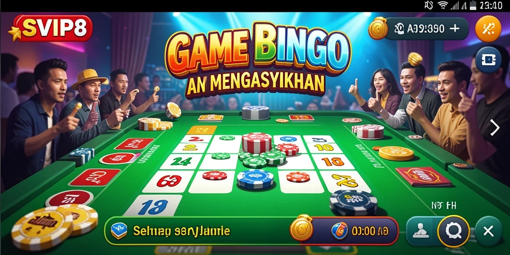 Gameplay Bingo SVIP8 yang seru dan menegangkan.