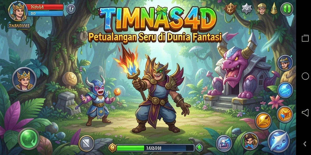 Gameplay yang menegangkan dan penuh petualangan di TIMNAS4D.