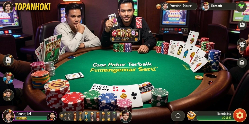 Gameplay poker menarik di TOPANHOKI dengan antarmuka yang user-friendly.