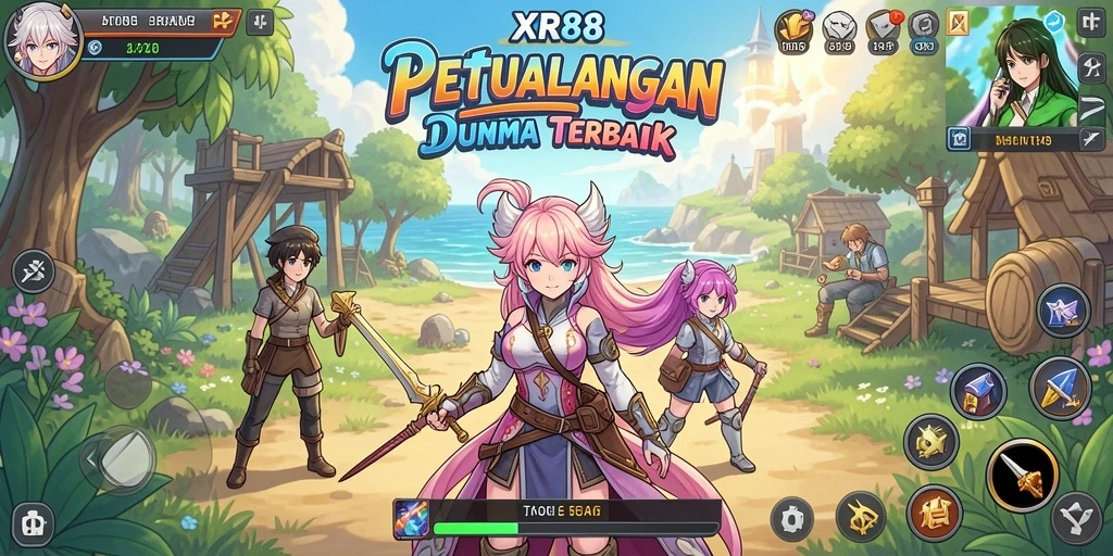 Gameplay Anime yang mengasyikkan di XR88 dengan karakter menarik.