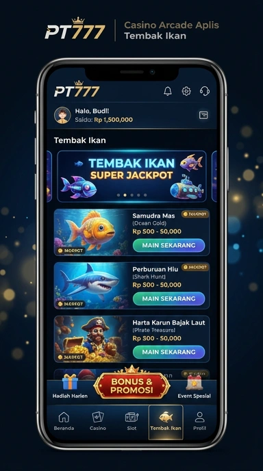 Beragam kategori aplikasi yang ditawarkan di pt777.